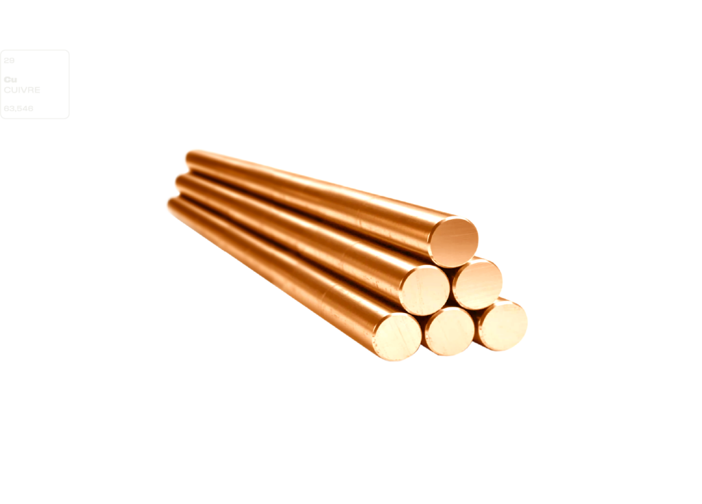 barres de cuivre